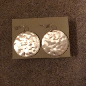 Silver earrings